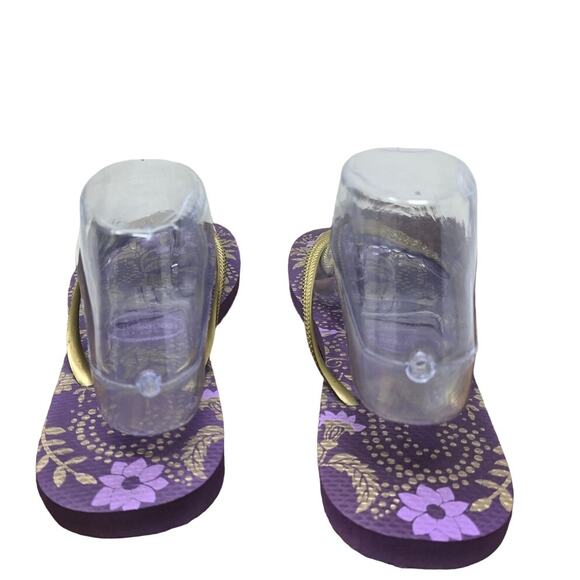 Havaianas Purple Gray Women's Flip Flops US 9 - Picture 5 of 7